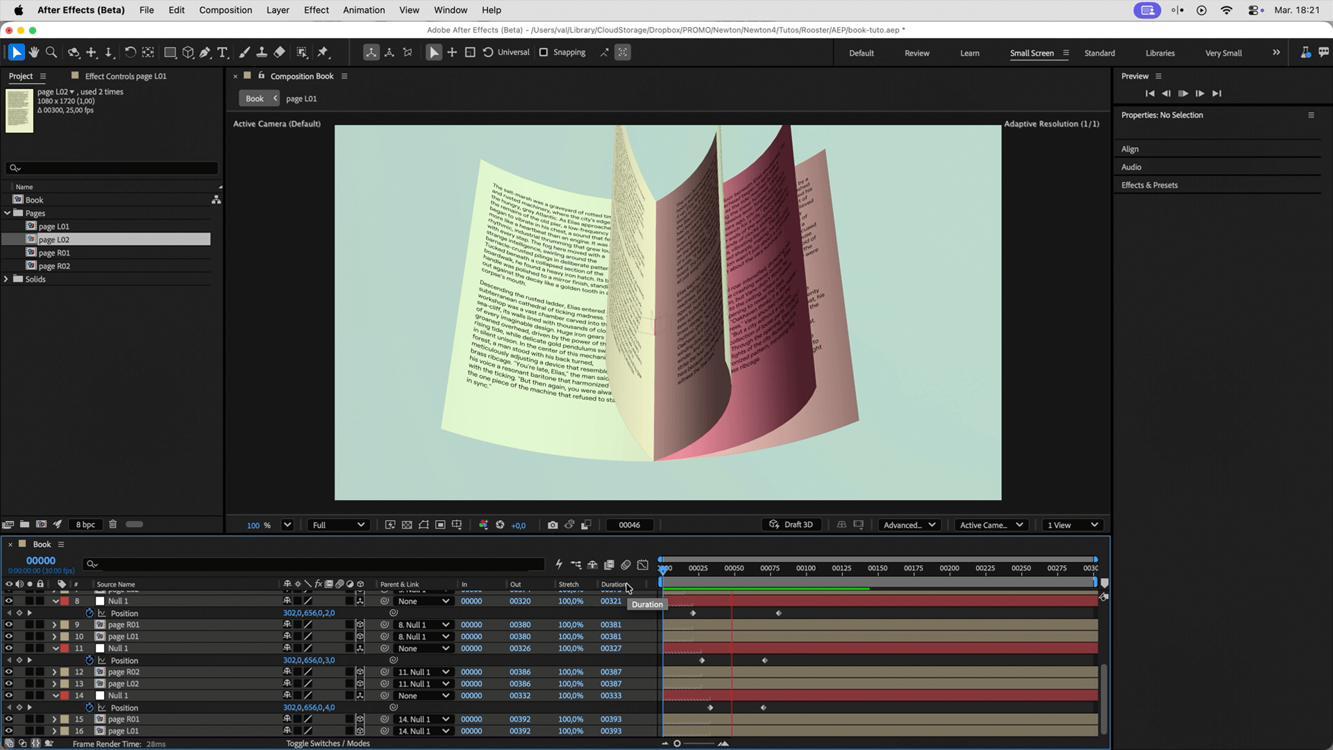 Stacking Pages & Preventing Intersections