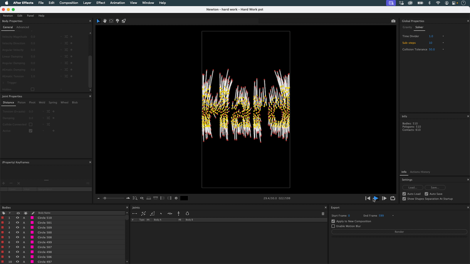 Set all elements to AEmatic to give them a spring-like return toward their origin