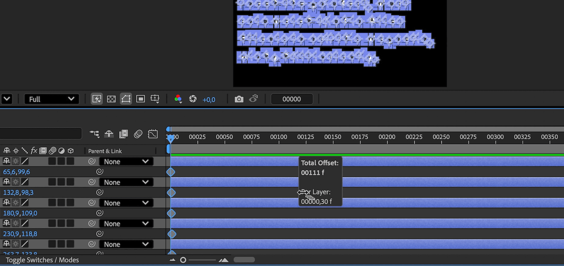after effects offset feature