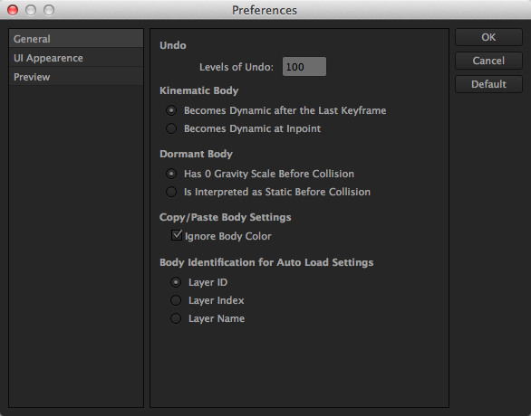 Preferences Preferences