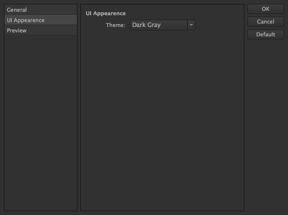 UI Appearence UI Appearence