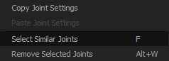 Joint Context Menu