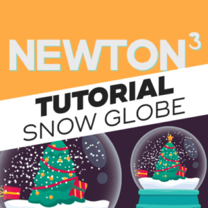 Lear how to animate a snow globe in After Effects usgin Newton3, ConnectLayersPRO, Pastiche and DUiK!